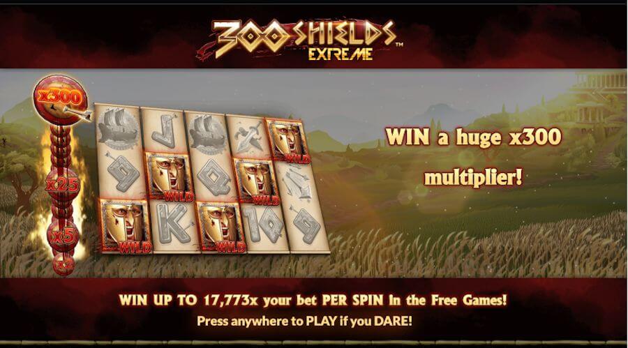 300 Shields Extreme recenzja slotu Strona startowa slotu 300 shields extreme