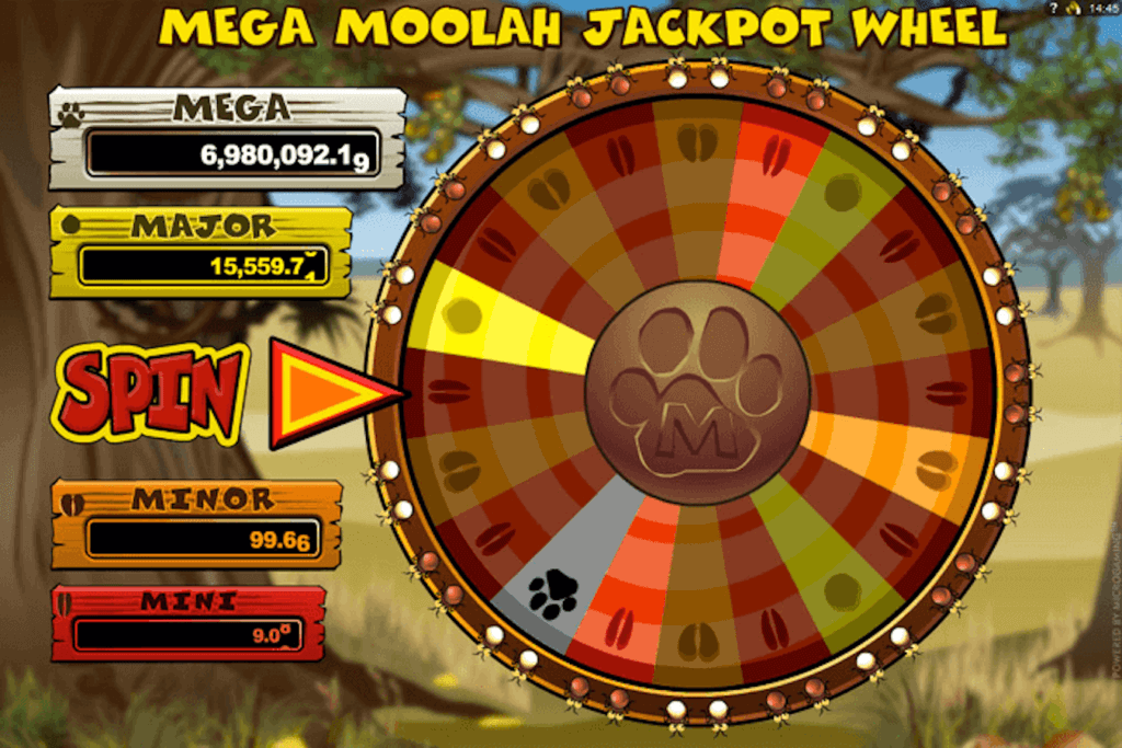 Gra Mega Moolah - jackpot
