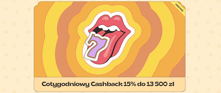 Cotygodniowy Cashback 15% do 13 500 zł w VinylCasino.