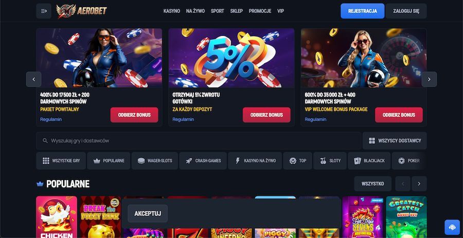 aerobet strona startowa