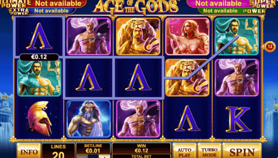 Slot Age of The Gods.