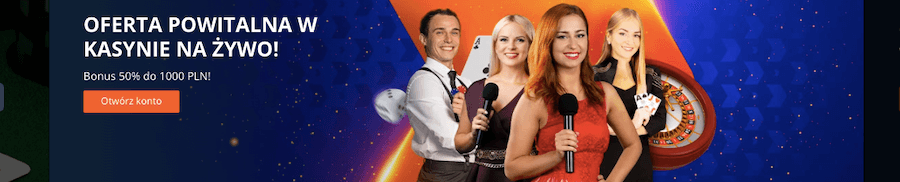 Bonus powitalny w Live Casino Betsson