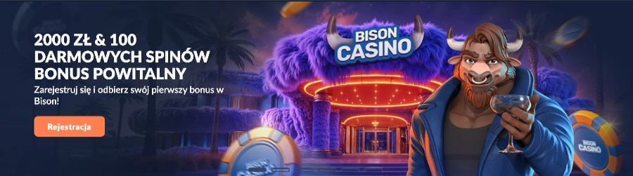Bonus powitalny w Bison Casino