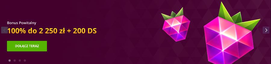 Bonus powitalny dla nowych graczy dostępny w Malina Casino