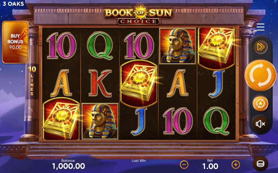 Slot Book of Sun w kasynie Sportuna