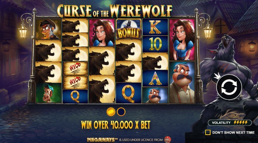 Slot Curse of The Werewolf.