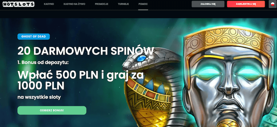 Darmowe spiny bez depozytu i bonus w kasynie na żywo