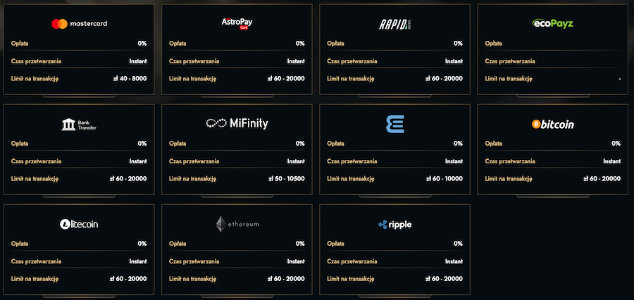 Wypłaty środków z Dolly Casino