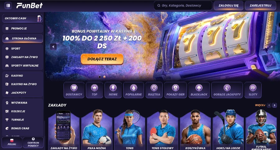 FunBet strona startowa