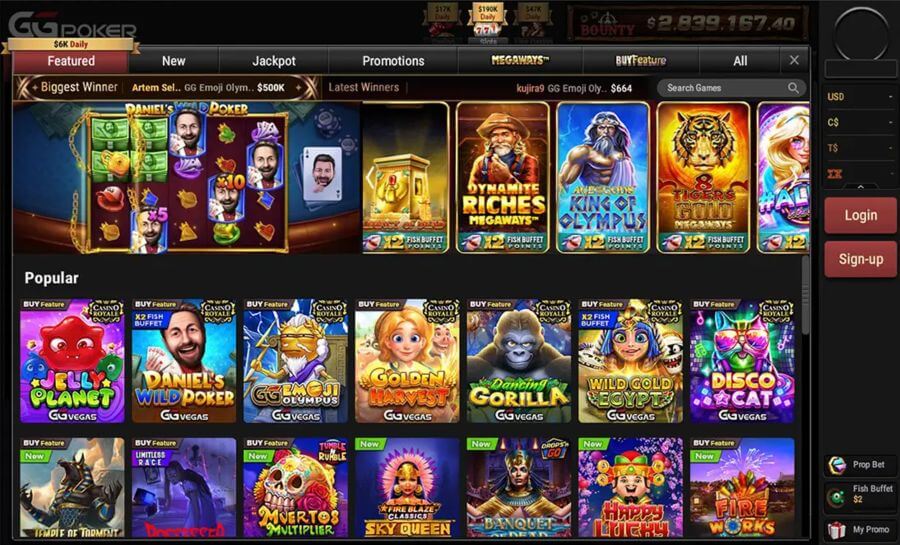 GGPoker Casino sloty