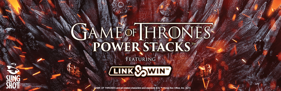 Logo slotu Game of Thrones Power Stacks