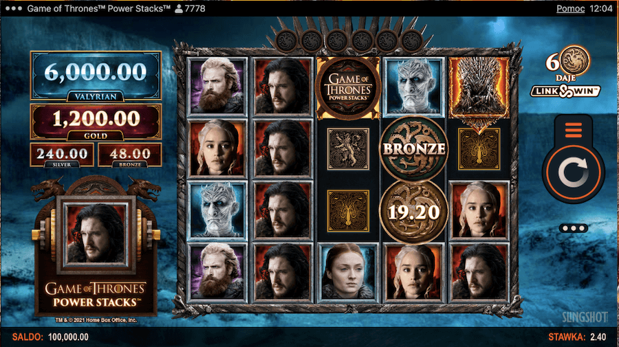 Demo slotu Game of Thrones Power Stacks