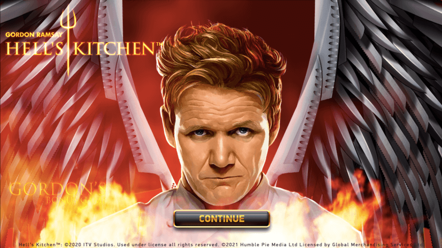 Logo slotu Gordon Ramsey Hell’s Kitchen