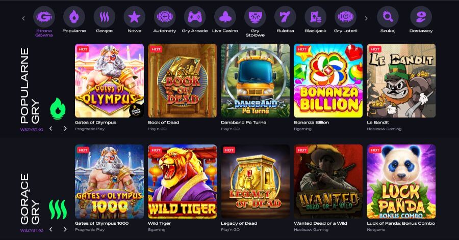 Gry w kasynie Glitch Spin