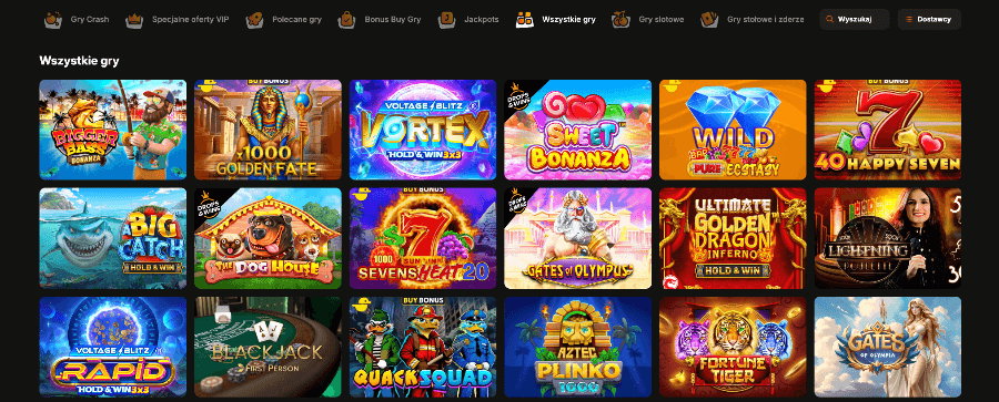 Gry w kasynie Zuluspins