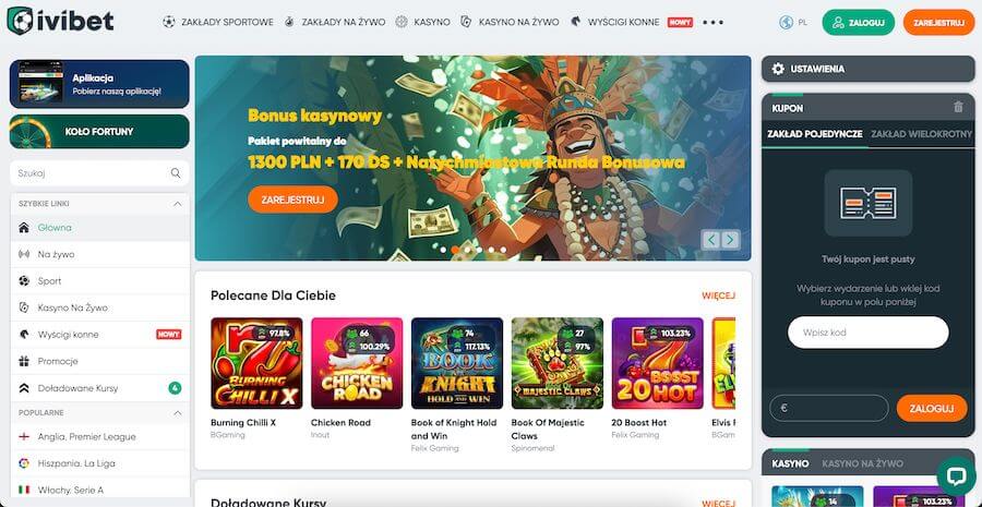 ivibet casino strona startowa