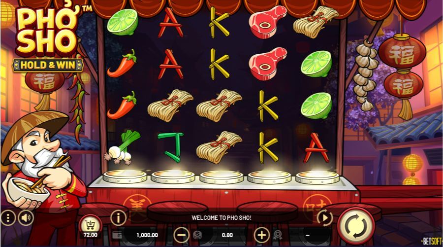 Lolly Spins gra Pho Sho Hold & Win