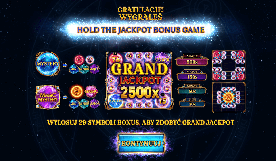 Jackpot w slocie Magic Spins