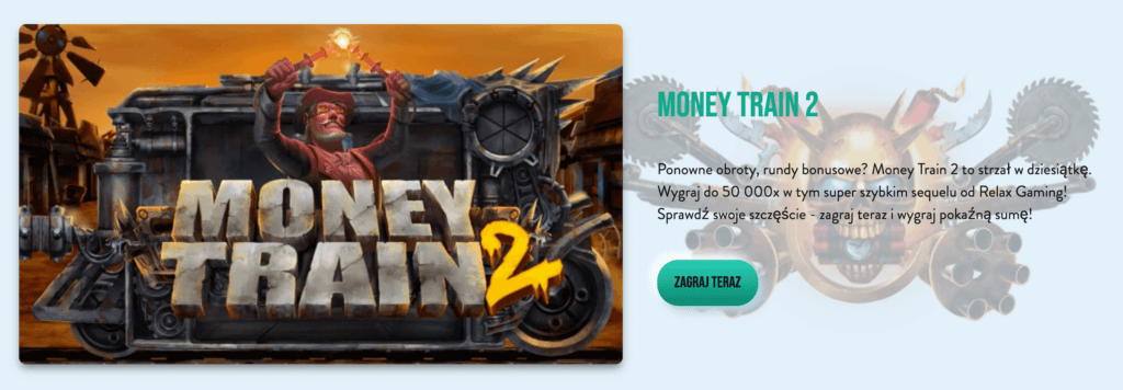 Gry Money Train 2 w kasynie LuckyWilds