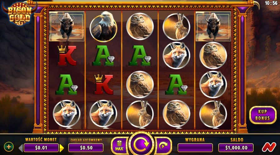 Naobet gra Bison Gold