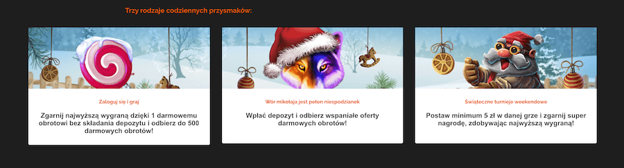 Promocja świąteczna w Nitro Casino