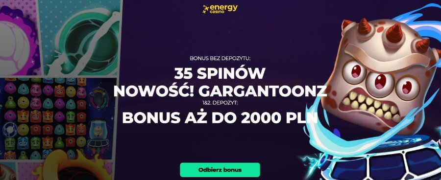 darmowe spiny bez depozytu w Energy Casino