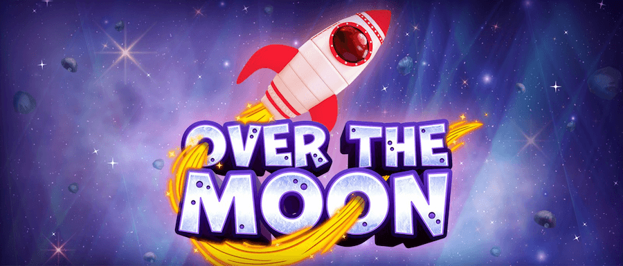 Logo slotu Over The Moon.