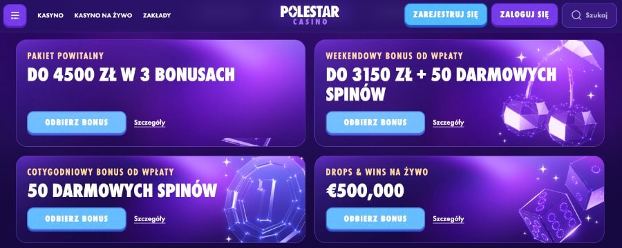 Promocje w Polestar Casino