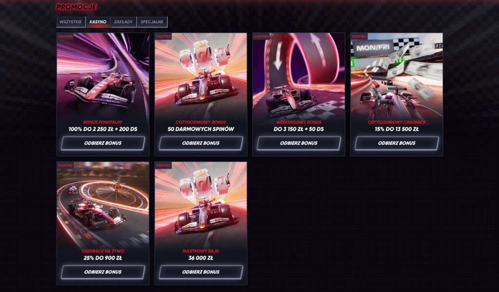 Promocje dostępne w kasynie Quickwin