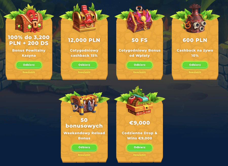 Promocje w kasynie Wazamba