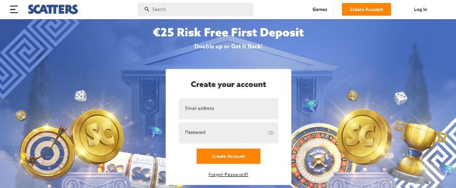 Bonus z niskim wymogiem obrotu w kasynie Scatters