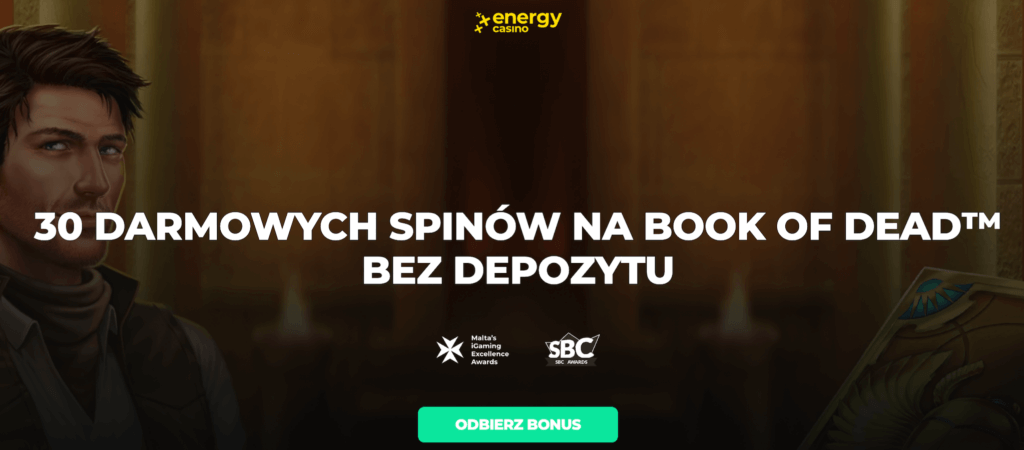 Darmowe spiny za rejestrację w Energy Casino