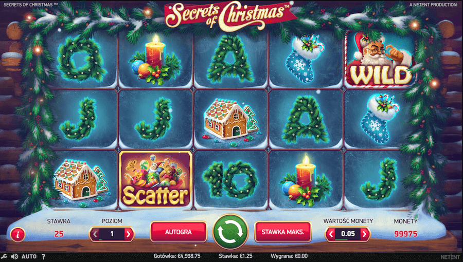 Slot Secrets of Christmas od Netent