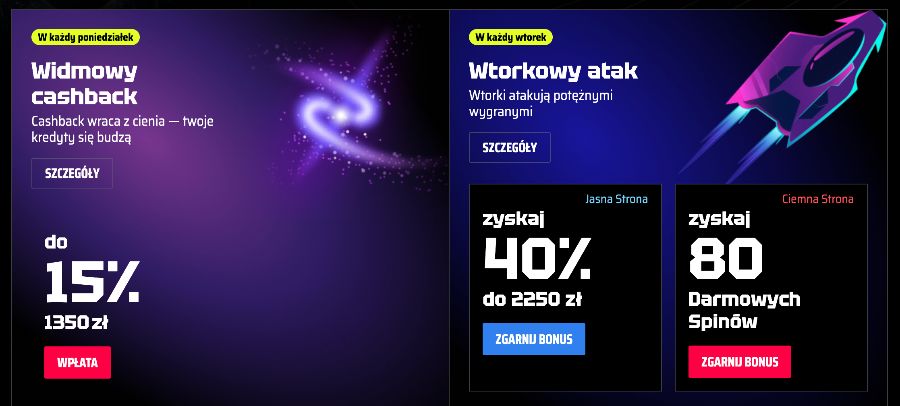 SlotsVader promocje