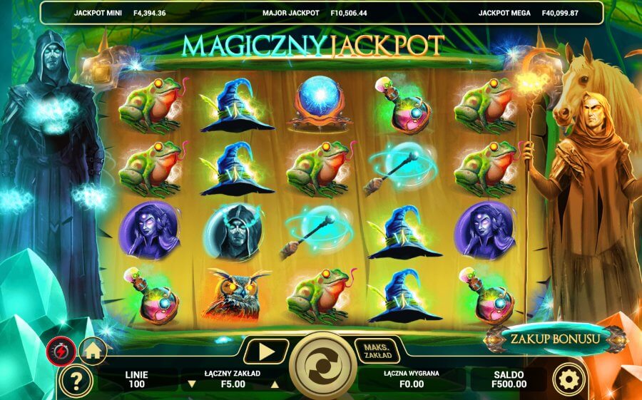 Gra Wizard's Jackpot w SpinBetter