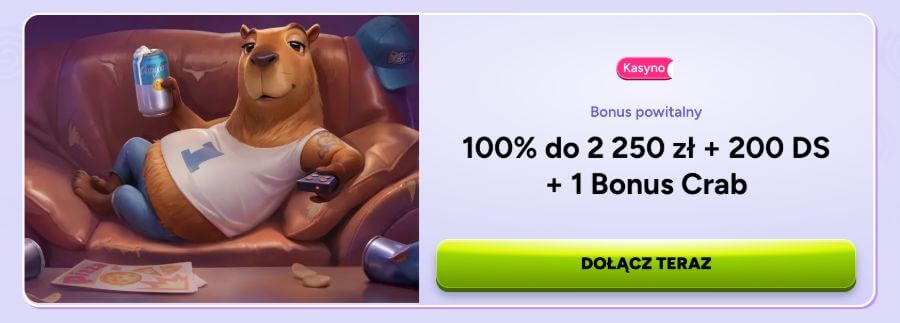 Bonus powitalny w kasynie Spinbara