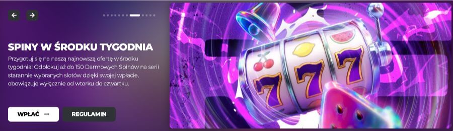 Wizualizacja gier w Energy Casino z symbolami slotów