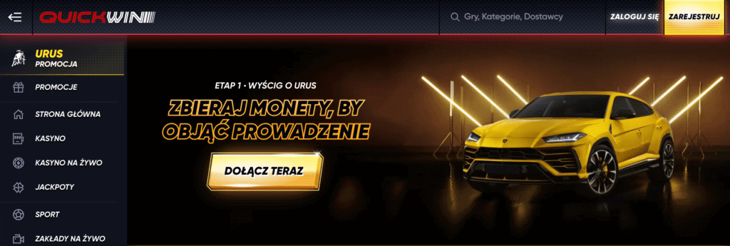 Strona główna kasyna Quickwin