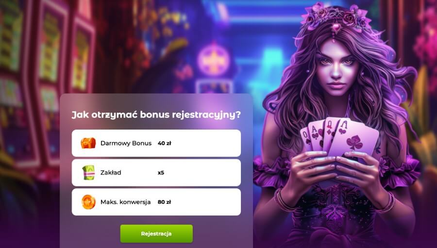Verde Casino - bonus rejestracyjny