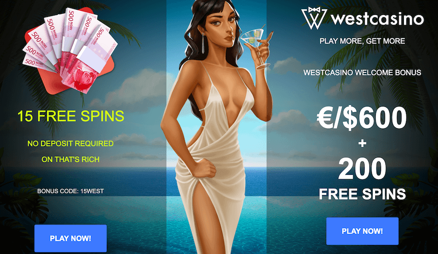 West Casino - darmowe spiny bez depozytu