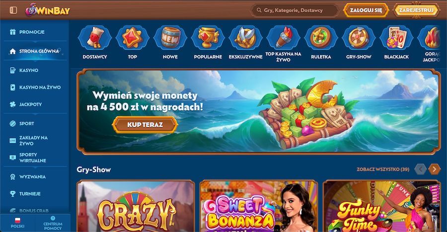 Winbay strona glowna i nagrody