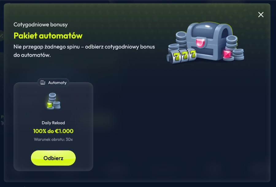 Winzter bonus reload