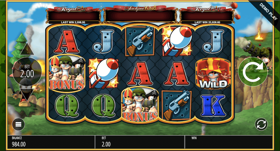 Worms slot online 
