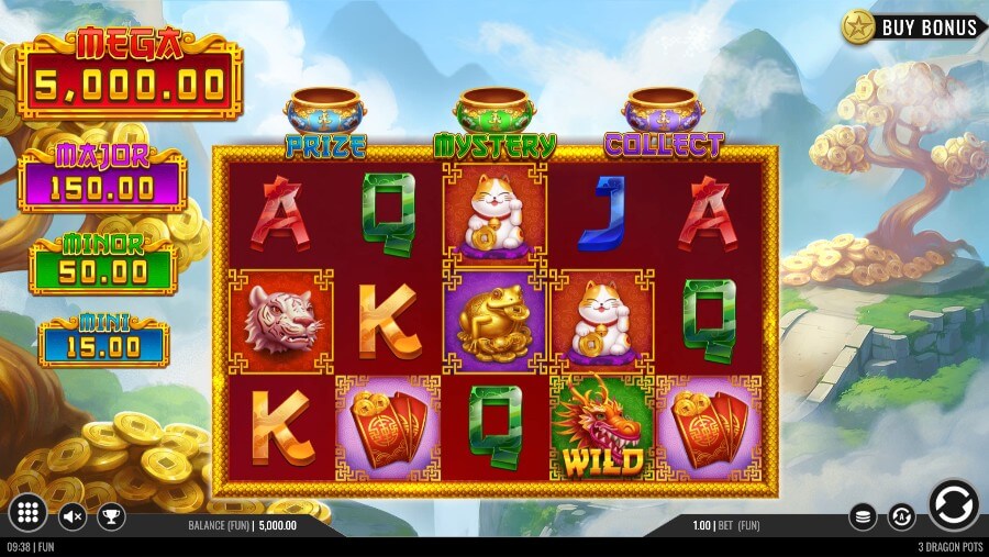 Wyns gra 3 Dragon Pots