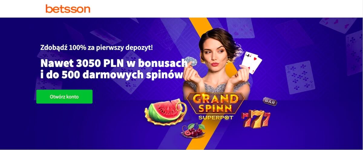 full Betsson kasyno nowa oferta powitalna