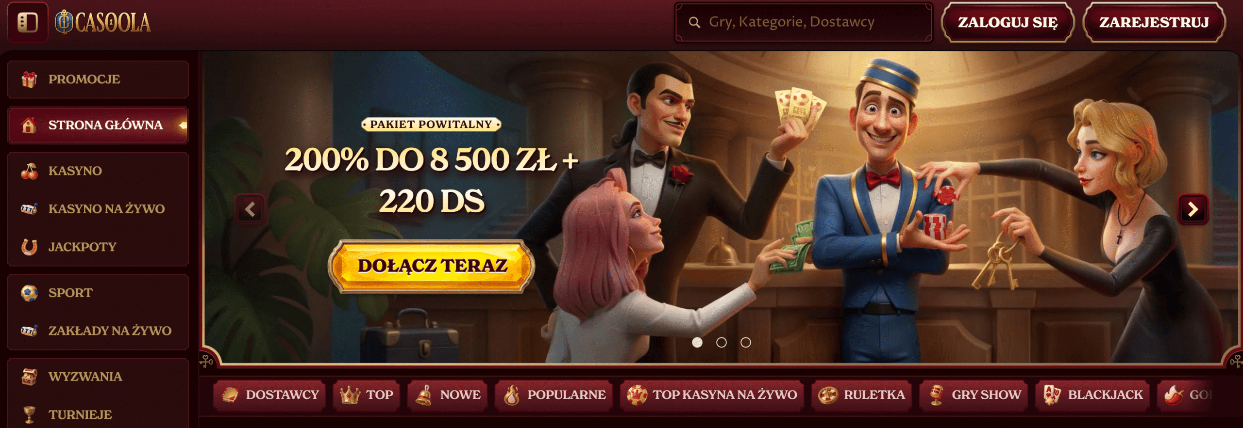 casoola bonus na start