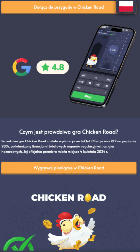 Wyjaśnienie czym jest gra Chicken Road