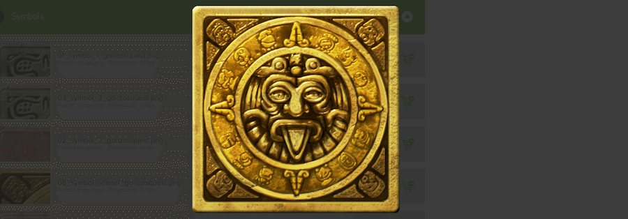 Symbol Scatter w grze Gonzo's Quest
