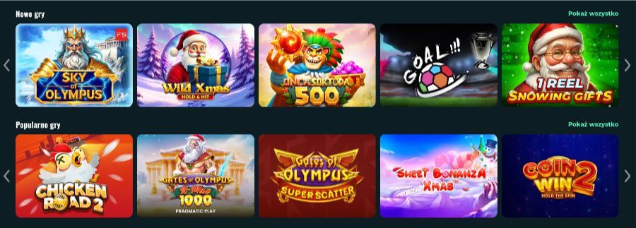 Gry w kasynie Rokubet