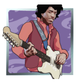 Jimi Hendrix - symbol Wild